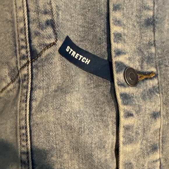 George Men's Jean Denim Jacket Light Wash Blue 2XL (50-52) New With Tags - Picture 2 of 14